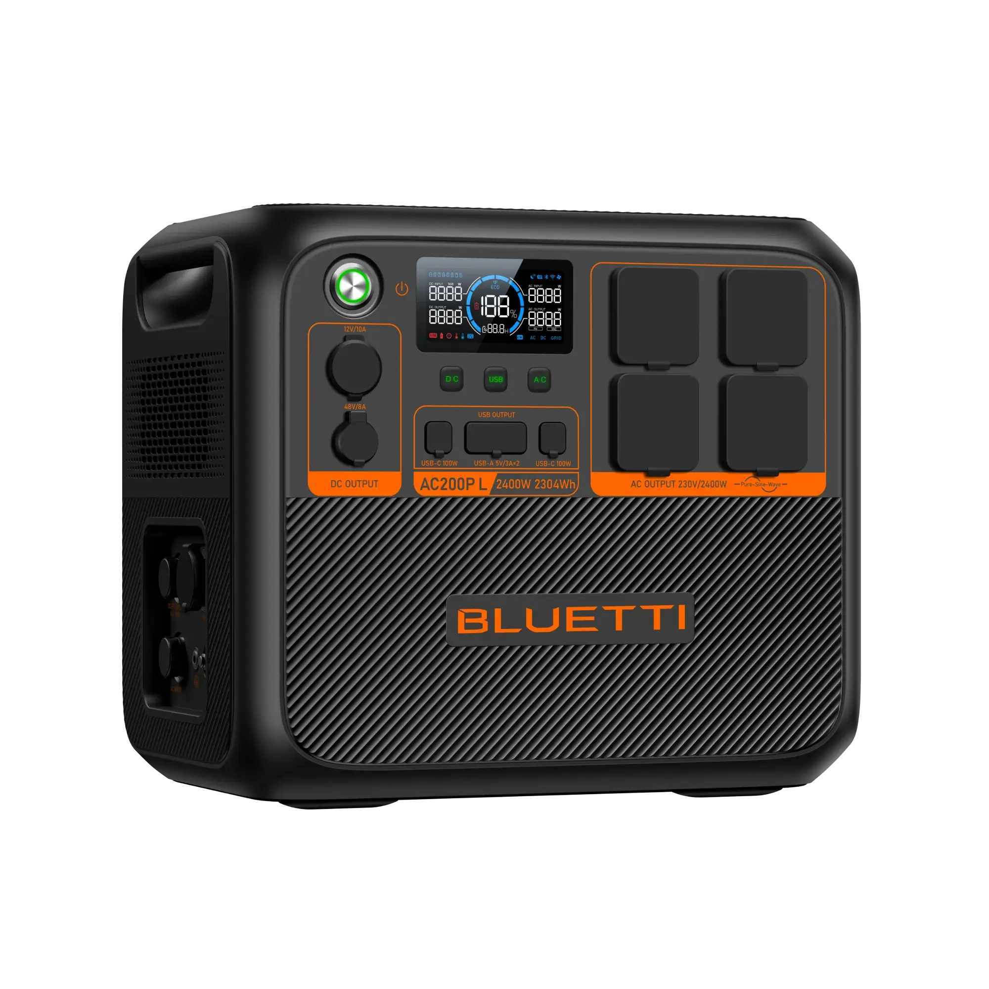 BLUETTI AC200PL | 2400W / 2304Wh - KARIB'LIGHT