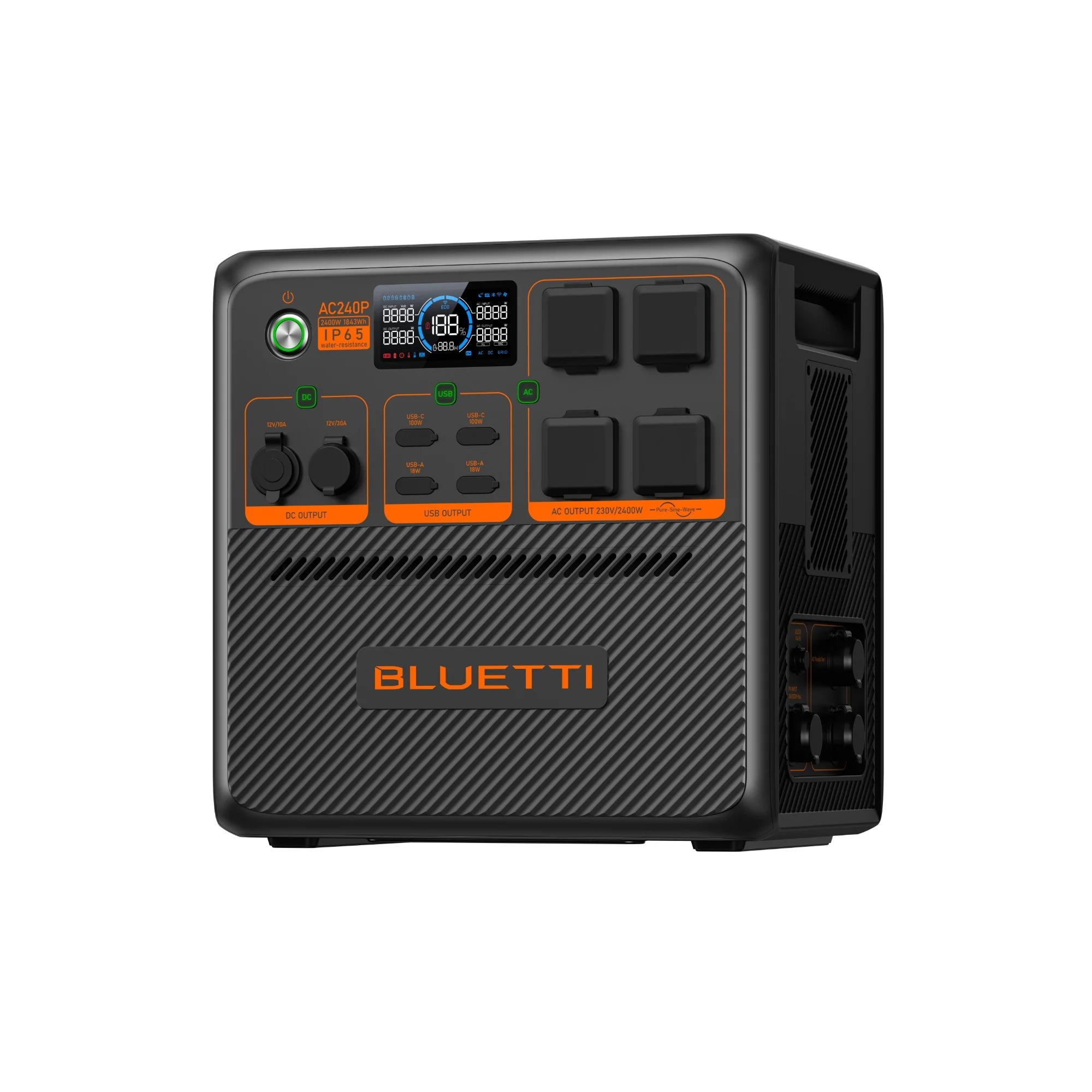 BLUETTI AC240P | 2400W / 1843Wh - KARIB'LIGHT