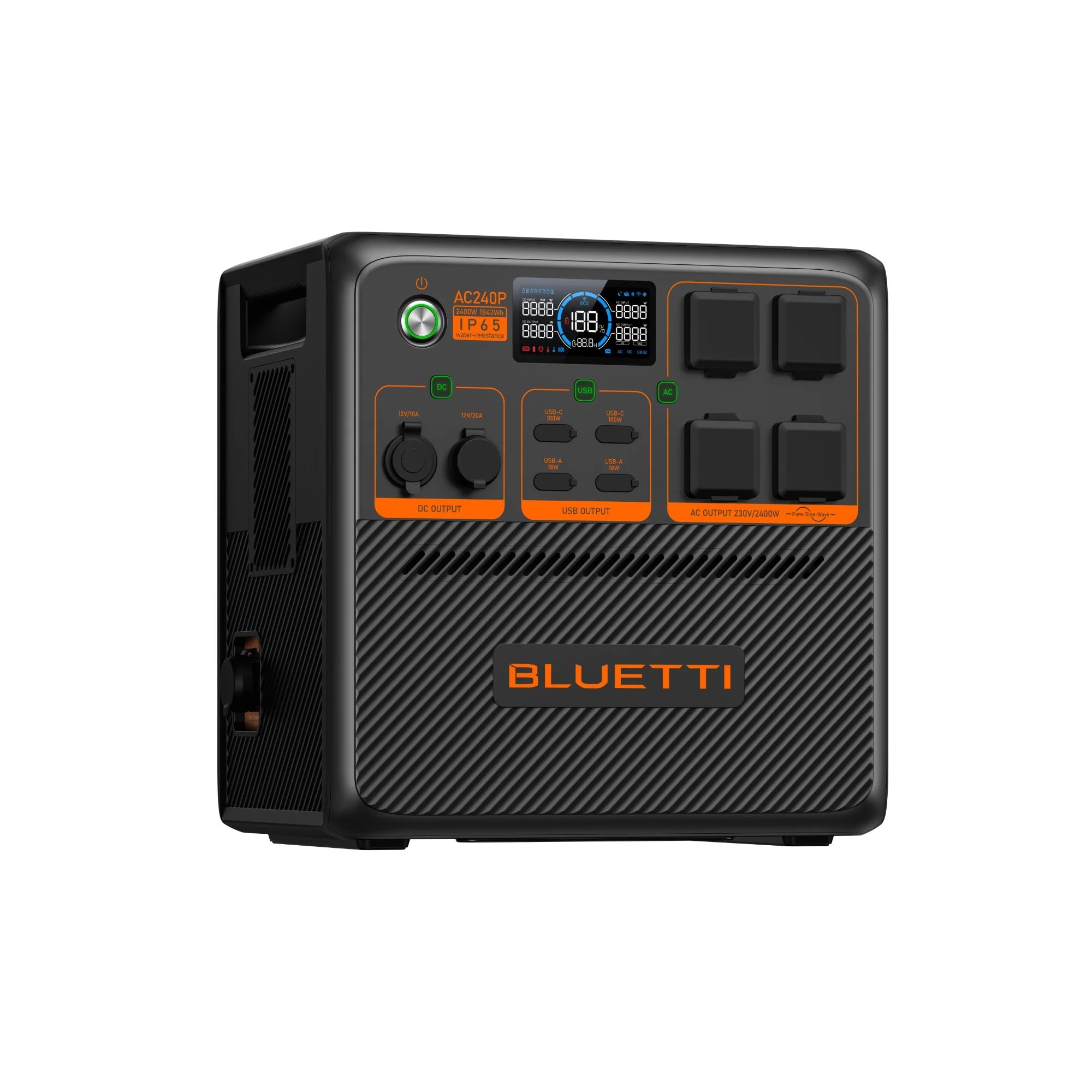 BLUETTI AC240P | 2400W / 1843Wh - KARIB'LIGHT