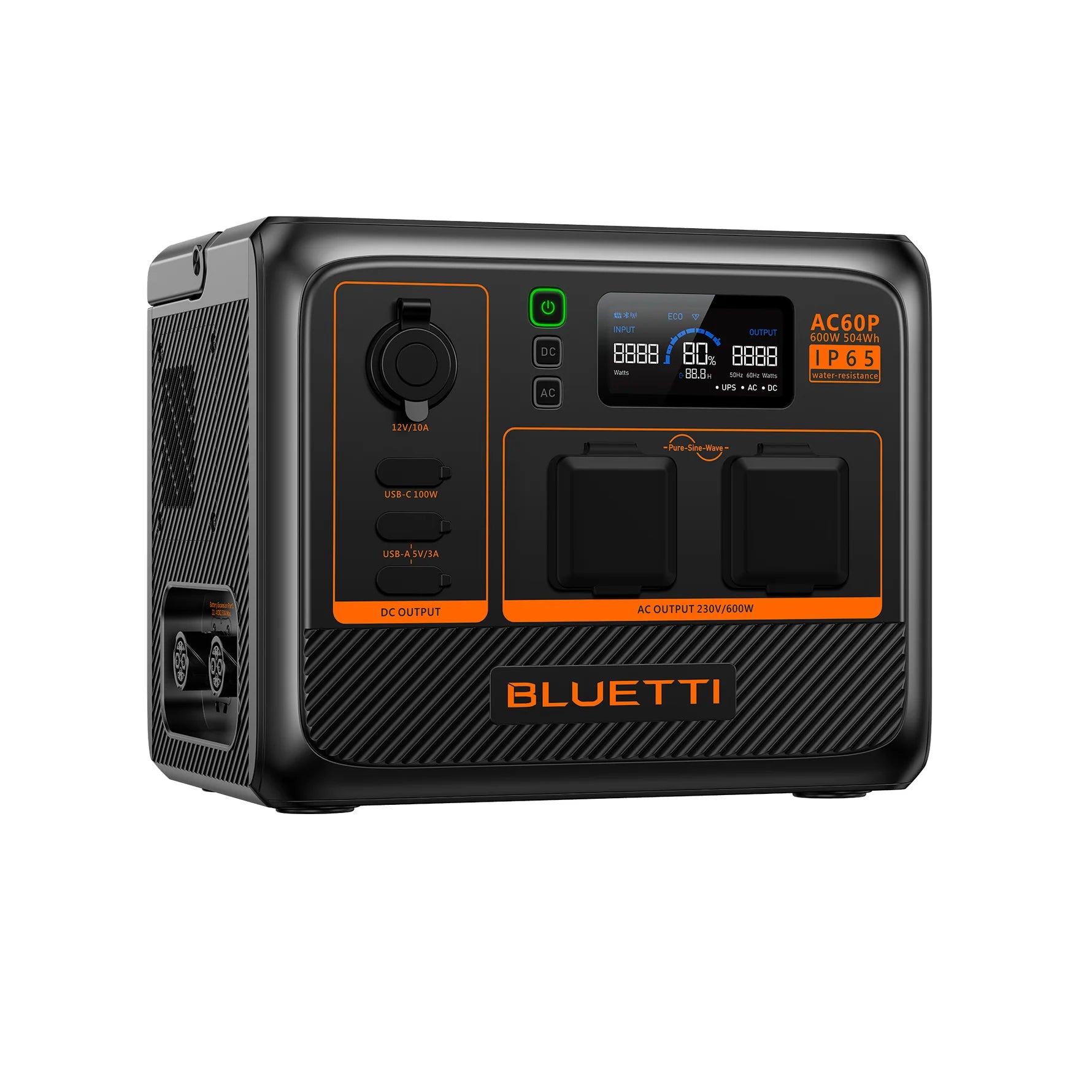 BLUETTI AC60P Station électrique portable | 600 W / 504 Wh - KARIB'LIGHT