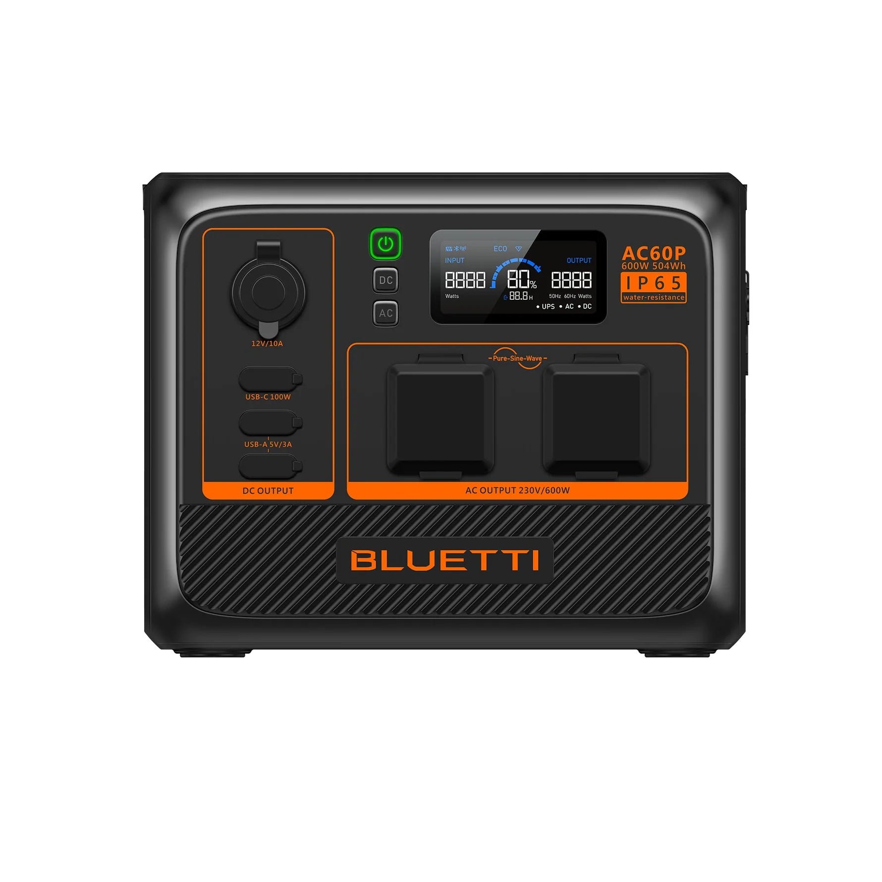 BLUETTI AC60P Station électrique portable | 600 W / 504 Wh - KARIB'LIGHT