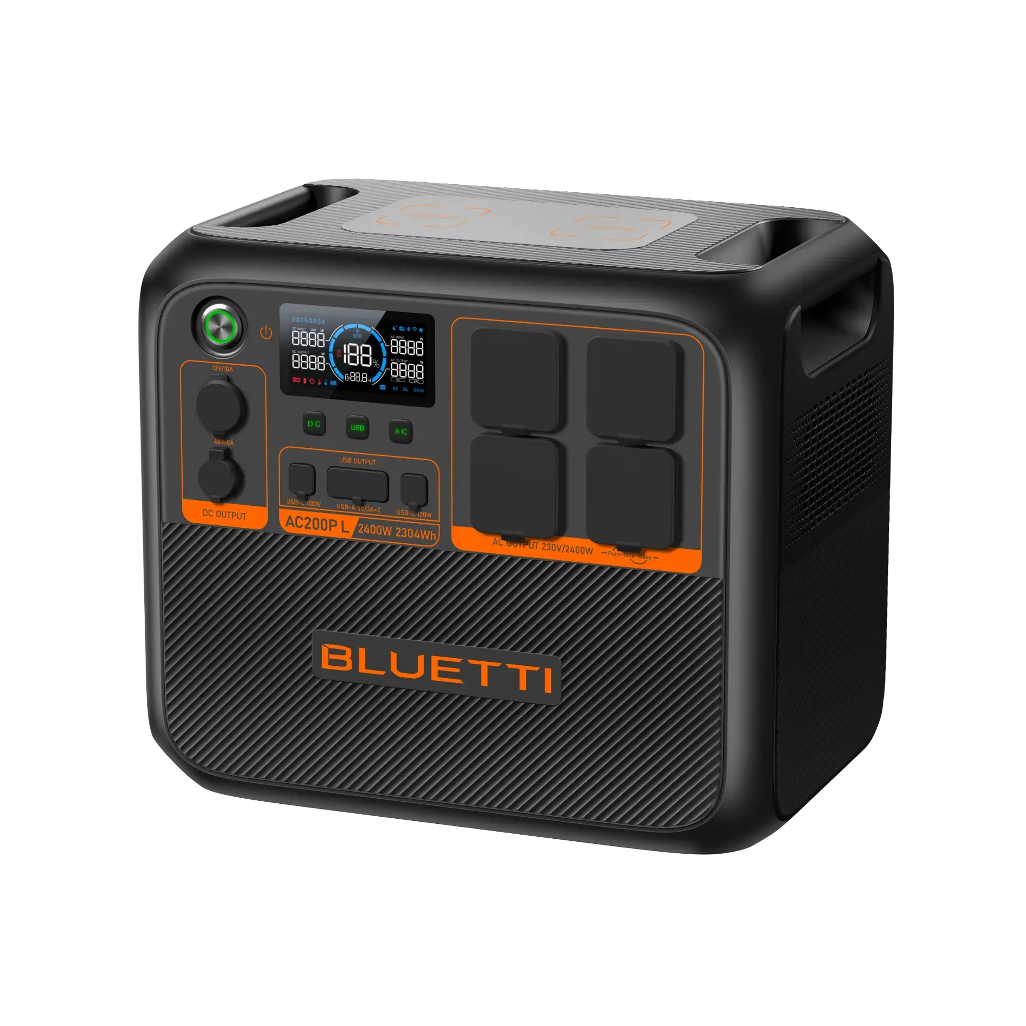 BLUETTI AC200PL | 2400W / 2304Wh - KARIB'LIGHT