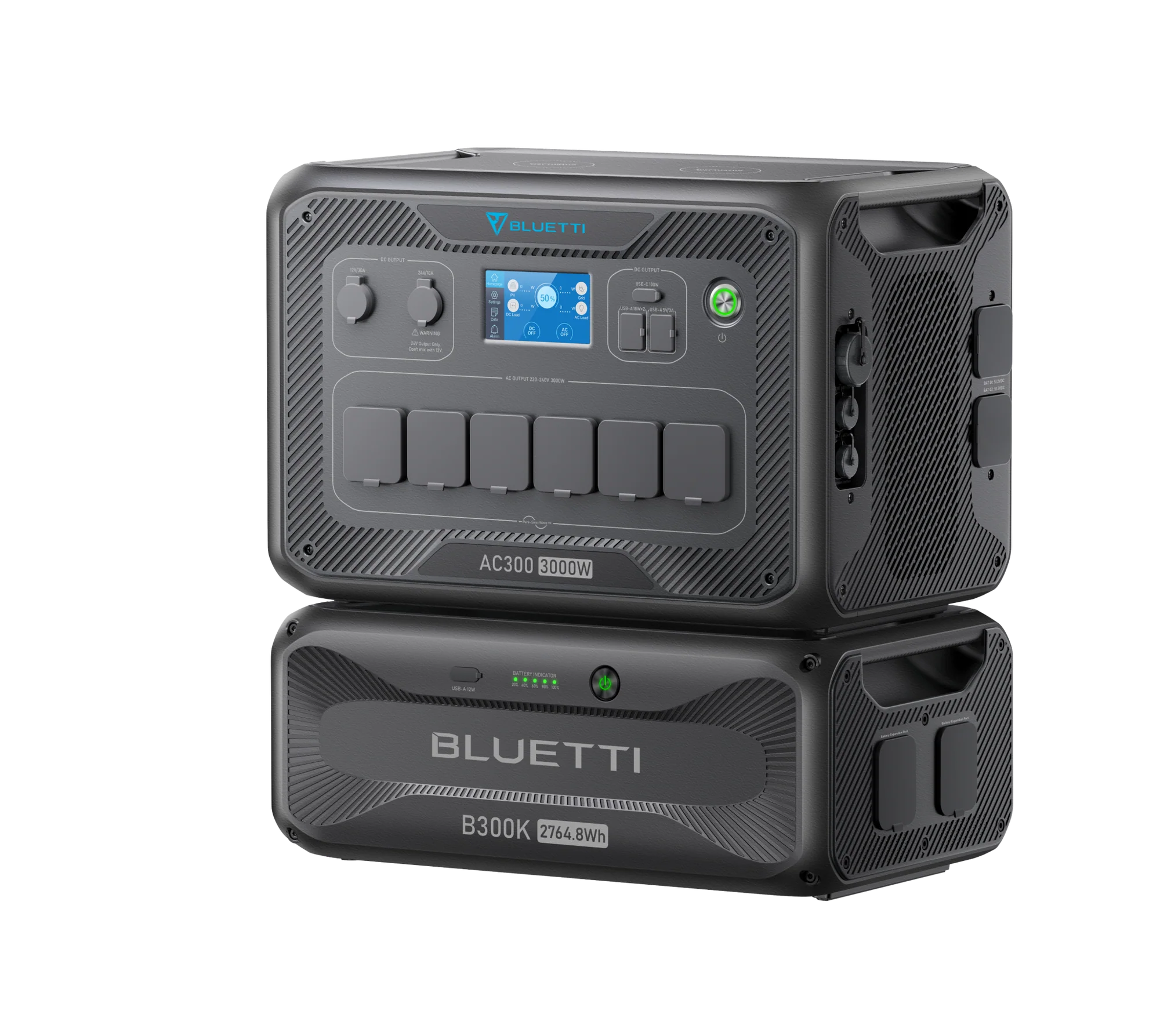BLUETTI AC300 + B300K | 3000W / 2764,8Wh - KARIB'LIGHT