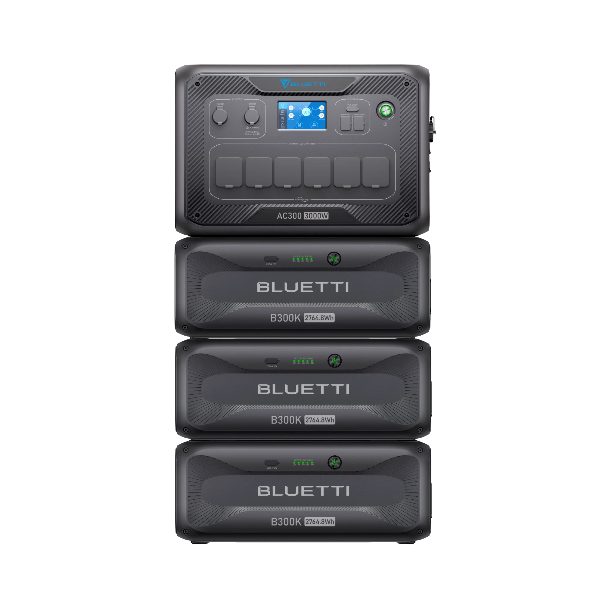 BLUETTI AC300 + B300K | 3000W / 2764,8Wh - KARIB'LIGHT