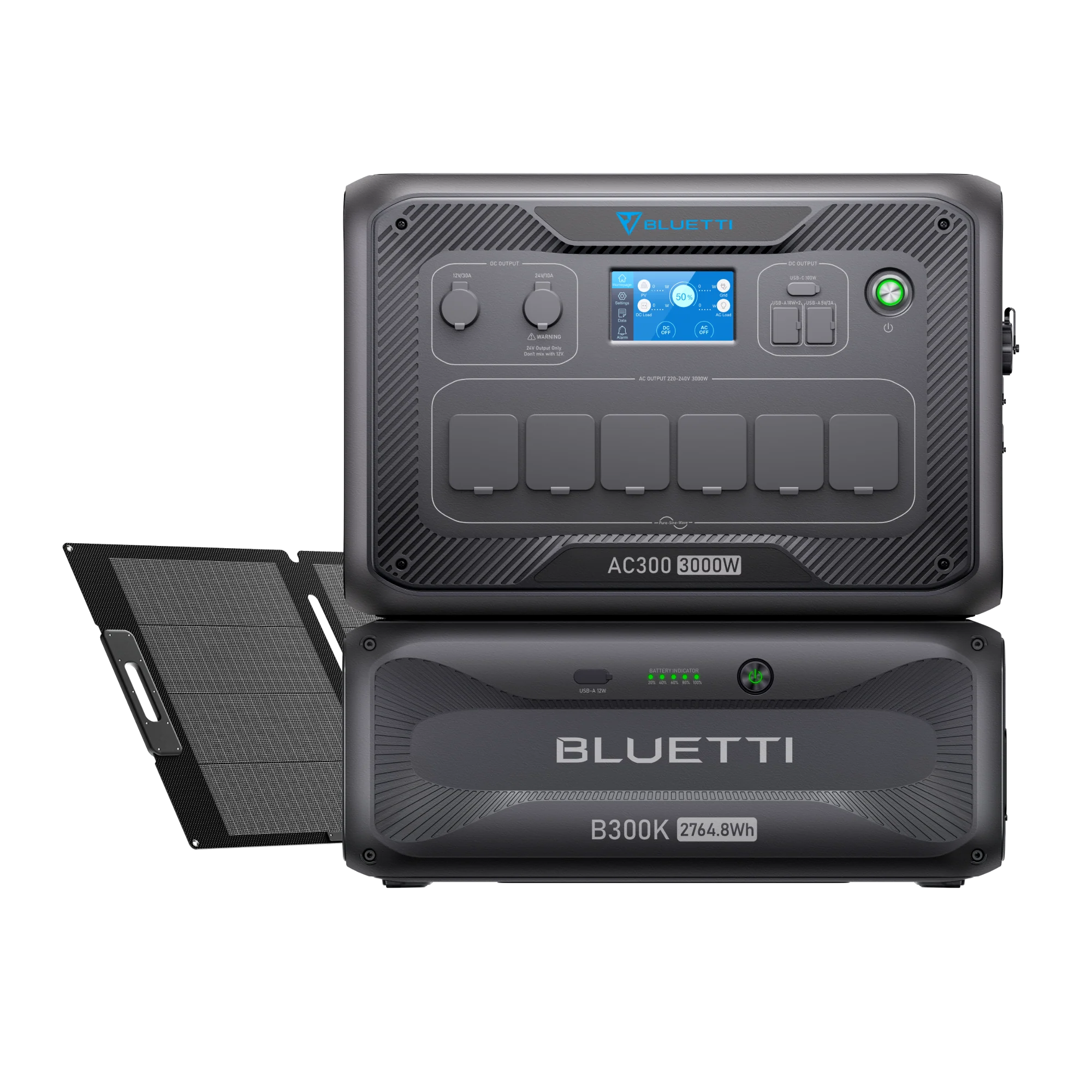 BLUETTI AC300 + B300K | 3000W / 2764,8Wh - KARIB'LIGHT