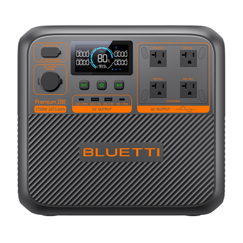 BLUETTI Prenium 200 V2 | 2600W - 2037WH - KARIB'LIGHT